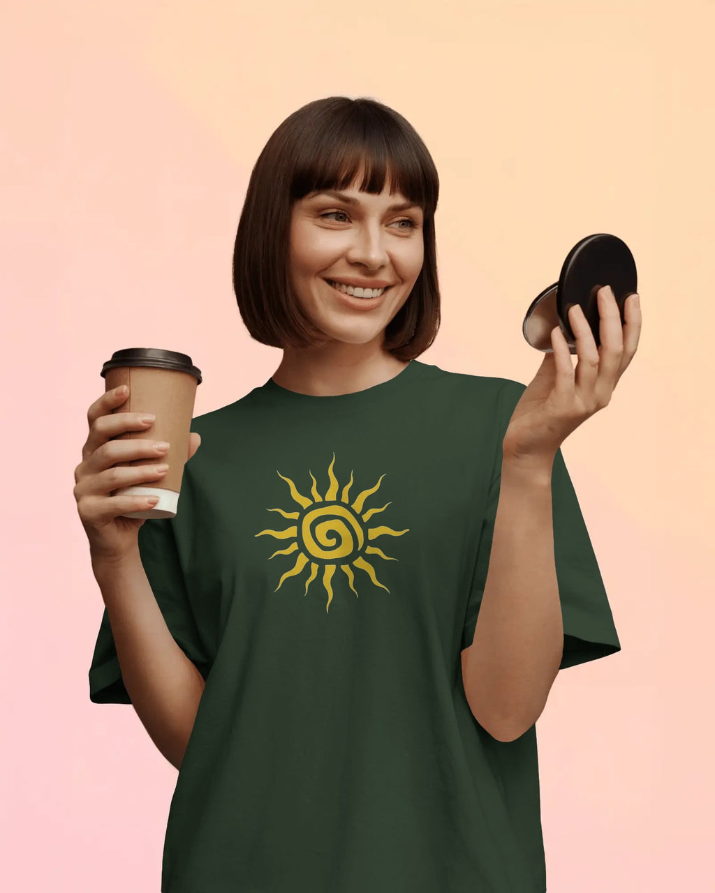 Sun&Moon Oversized Tee