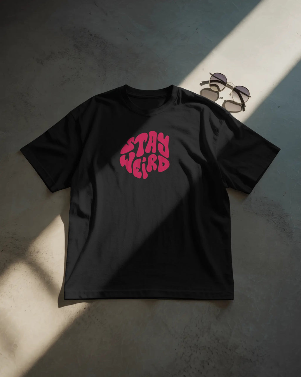 Stay Weird Oversized Tee