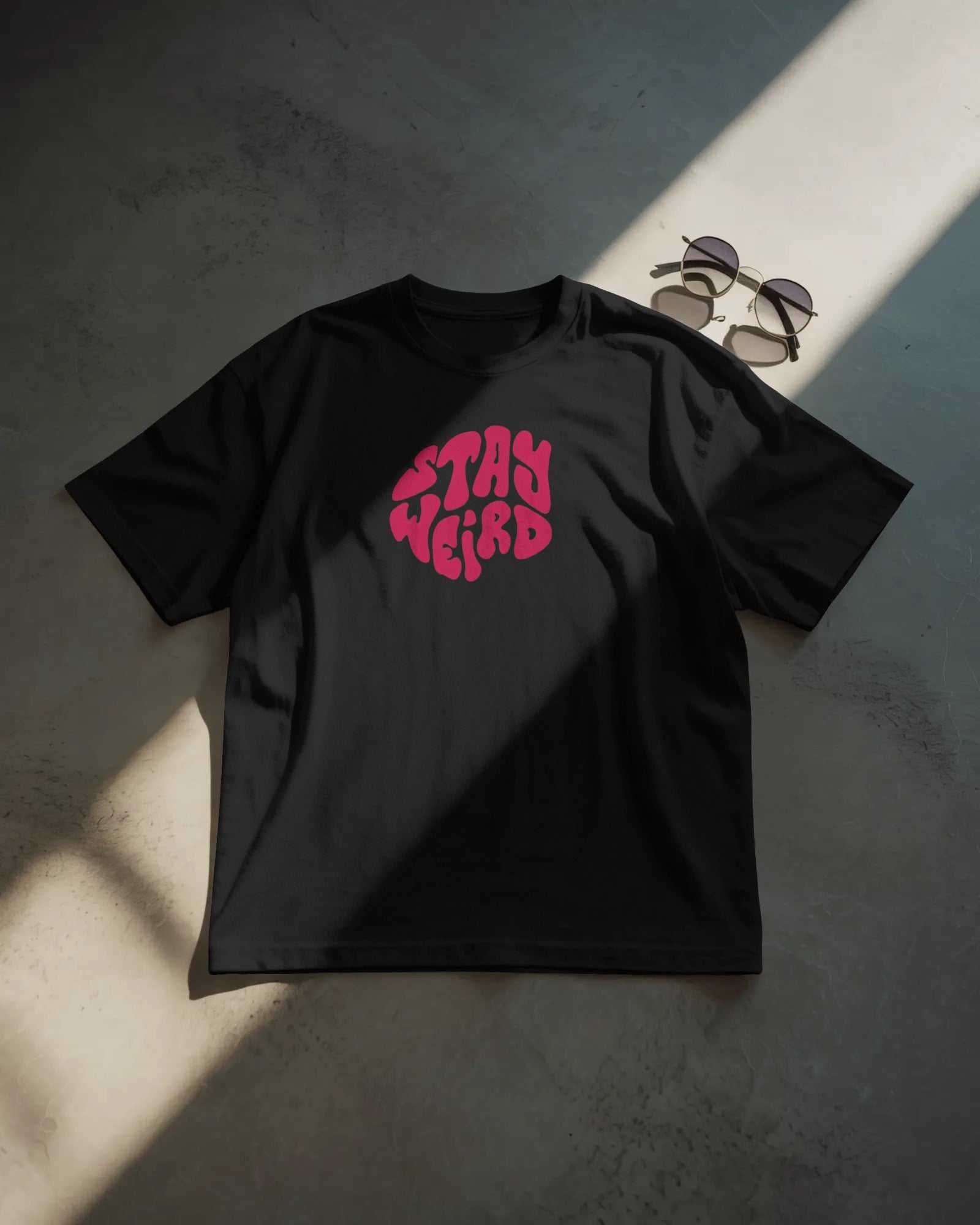 Stay Weird Oversized Tee