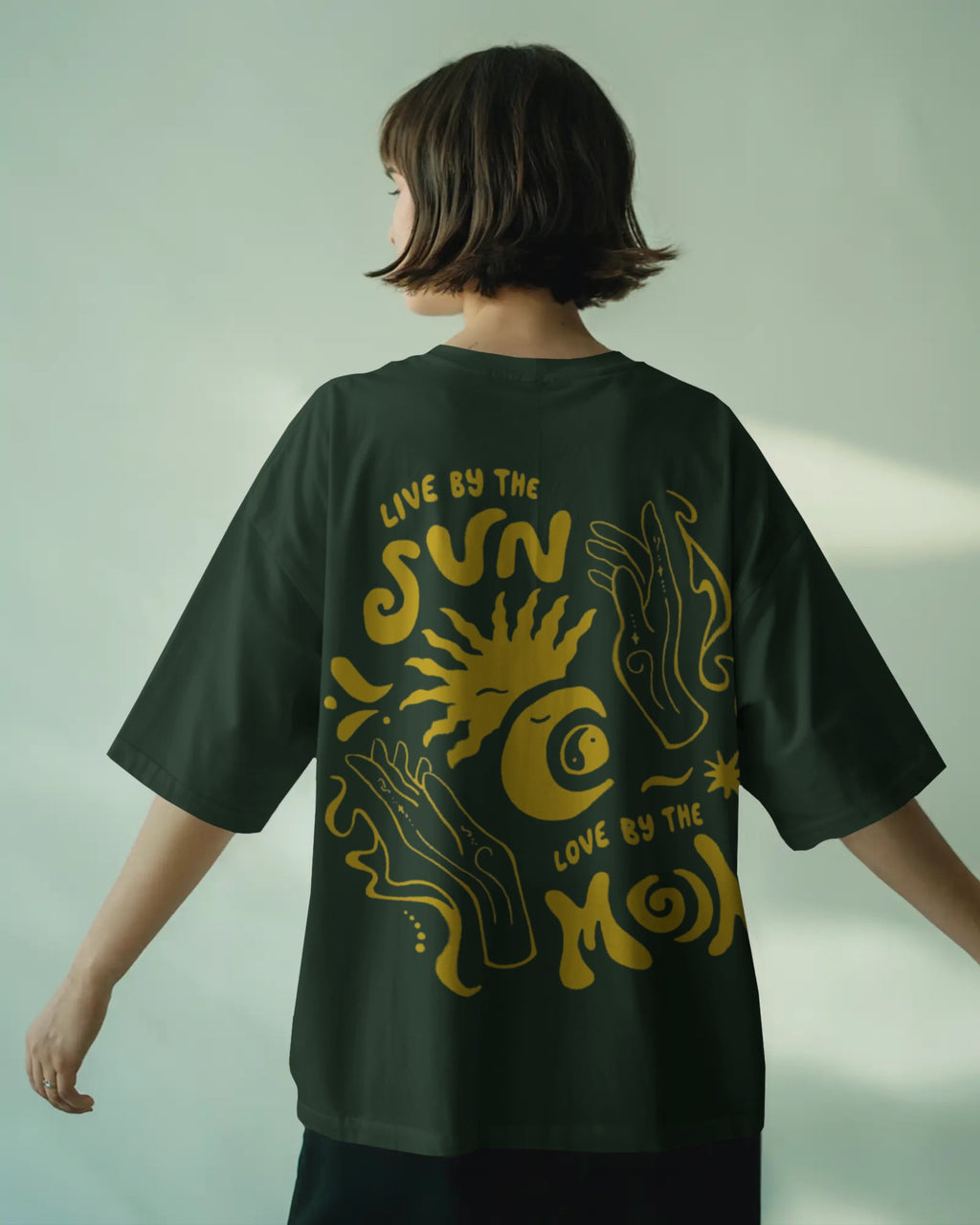 Sun&Moon Oversized Tee