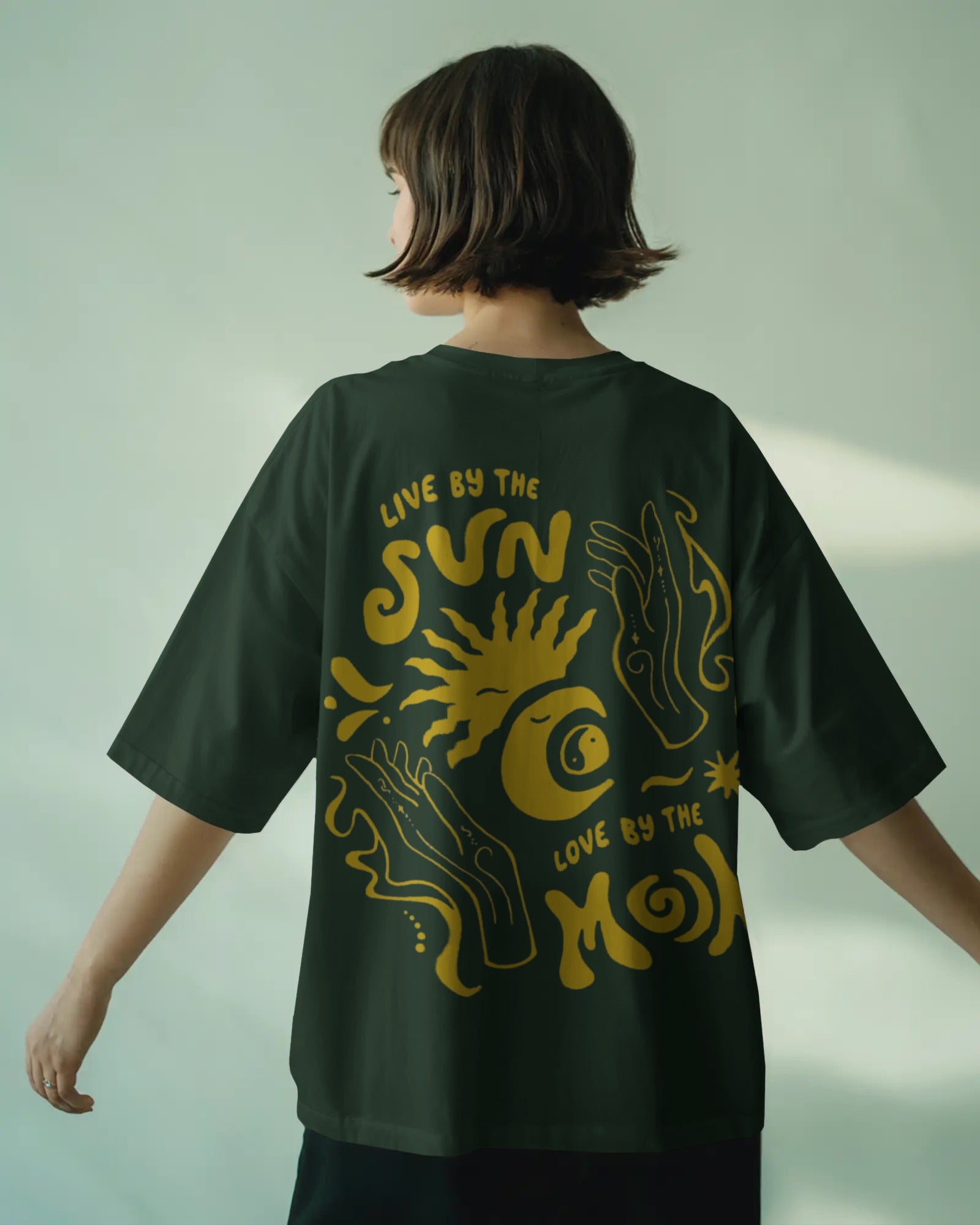 Sun&Moon Oversized Tee